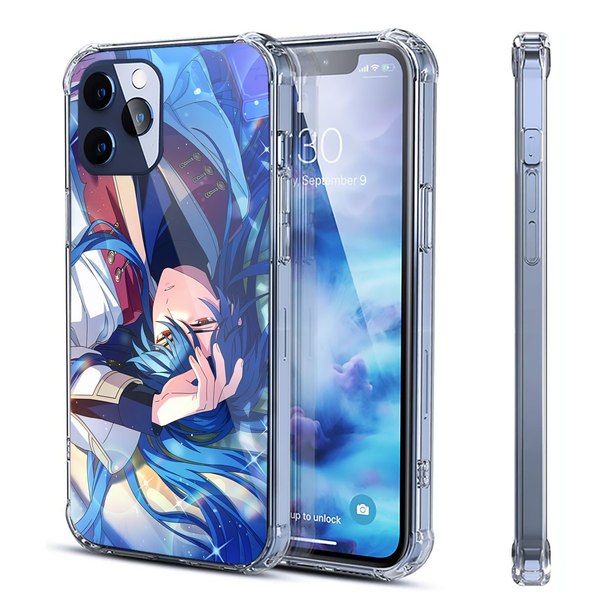 （画像用） 刀剣乱舞 Touken Ranbu 【iPhone 12シリーズ対応】透明スマホケース（クリアソフトケース）